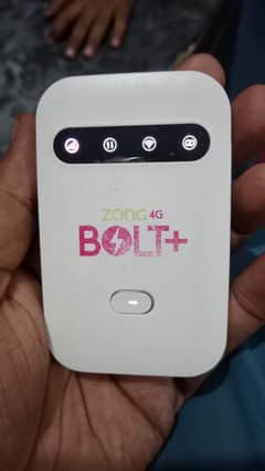 Zong Bolt+ 4g in vip condition