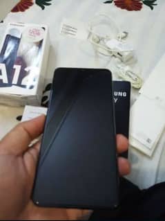 Samsung Galaxy a12 4 128 with box charger and all orginal accessories