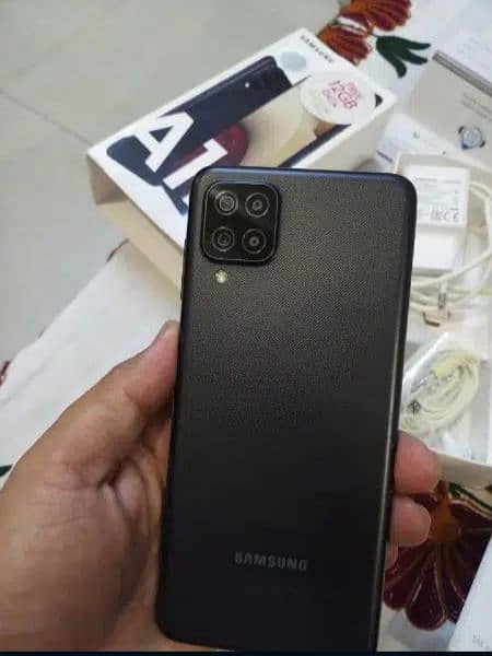 Samsung Galaxy a12 4 128 with box charger and all orginal accessories 2