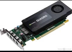 GPU NVIDIA Quadro K1200 Graphic card 4GB