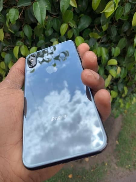 iphone X pta approved grey shiny  black colour at reasonable price 1