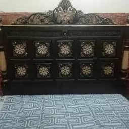 Chinioti style wooden Double bed 50K 5