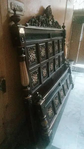 Chinioti style wooden Double bed 50K 12