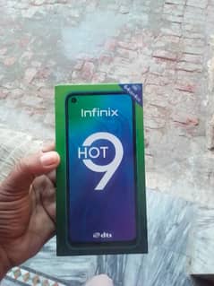 Infinix hot9.4/64 with box call or Whatsapp o3o74937491.