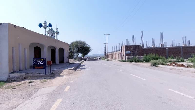 11.2 Marla Corner Residential Plot. For Sale in Gulshan E Sehat E-18. In Block A Islamabad. 5