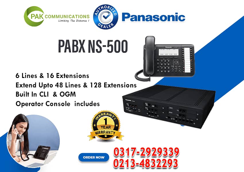 Panasonic PABX NS-500 (Authorized Dealer) 0