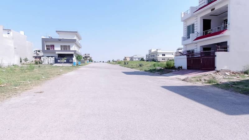 2275 Sq Ft Corner Residential Plot. For Sale in Gulshan E Sehat E-18. In Block E Islamabad. 4