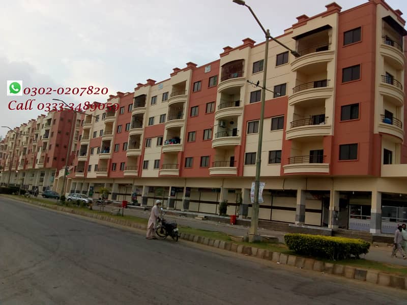 3 Bed DD, 5 Rooms, Store Flat For Sale Saima Arabian Apartment 2