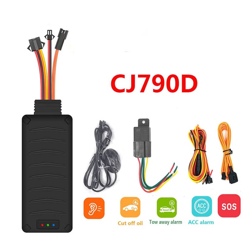 New CJ790D GPS Tracker Is Available for Car Bike or Trucks with mic 0