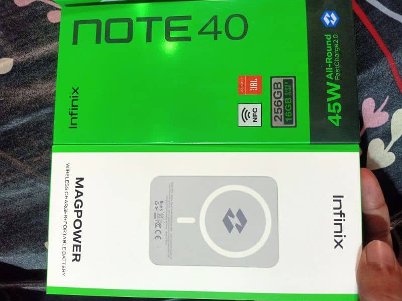 Infinix Note 40 8/256 With Wireless 1