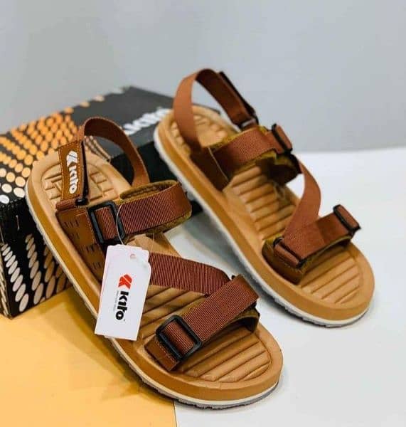 men's synthetic leather casual sandals 3