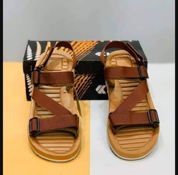 men's synthetic leather casual sandals 5