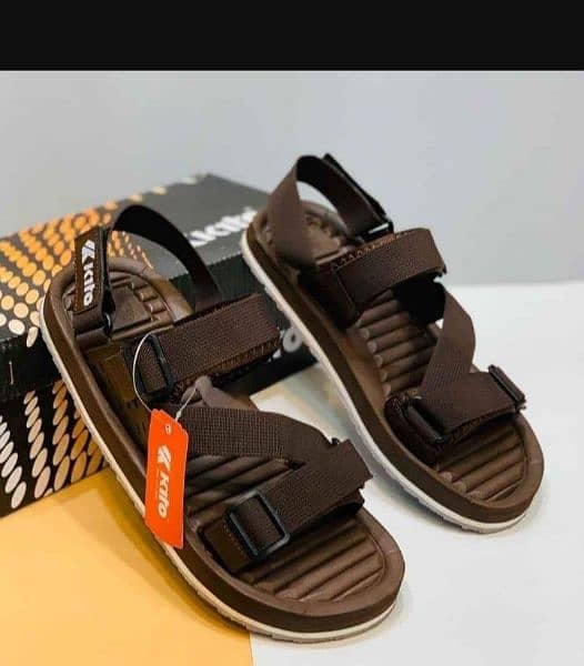 men's synthetic leather casual sandals 7