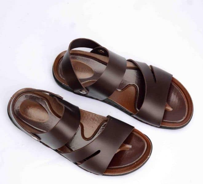 men's synthetic leather casual sandals 10