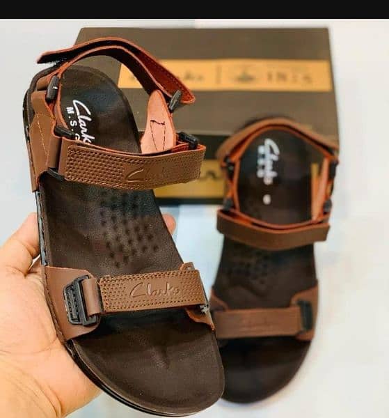 men's synthetic leather casual sandals 12