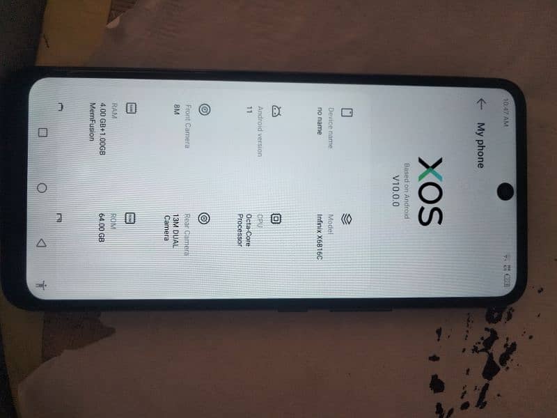 Infinix hot 12  play 4/64  10/10 condition with complete box  charger 1