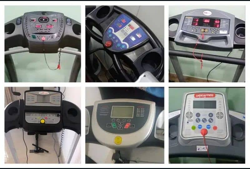 American fitness Slimline treadmill Electronic running  machine cycle 2