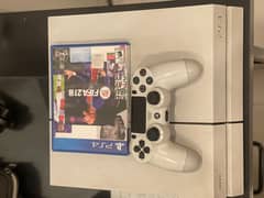 PS4 (500GB) for Sale with Original Fifa 19 and Fifa 21