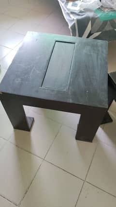 Standard size one center two side tables