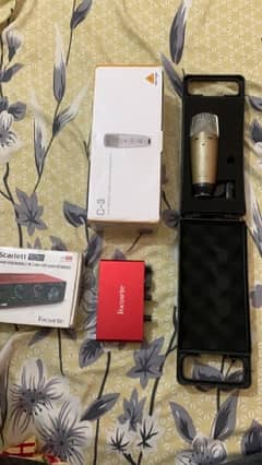 sound card & condencer mic