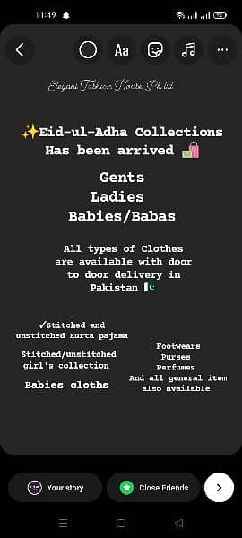 ALL TYPES OF CLOTHES FABRICS FOOTWEARS AVAILABLE DELIVERY ALL OVER 0