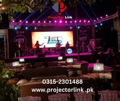 Rent Projectors SMD Screens and Sound Systems on rent in karachi