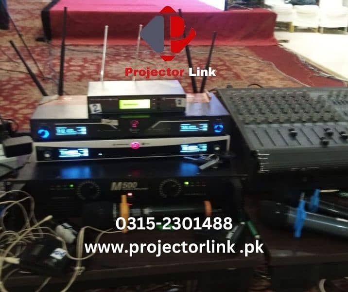 Rent Projectors SMD Screens and Sound Systems on rent in karachi 15