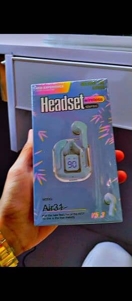 Headset Air 31 Bluetooth Available StocK for Girls and Boys Order now 3