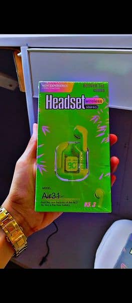 Headset Air 31 Bluetooth Available StocK for Girls and Boys Order now 4