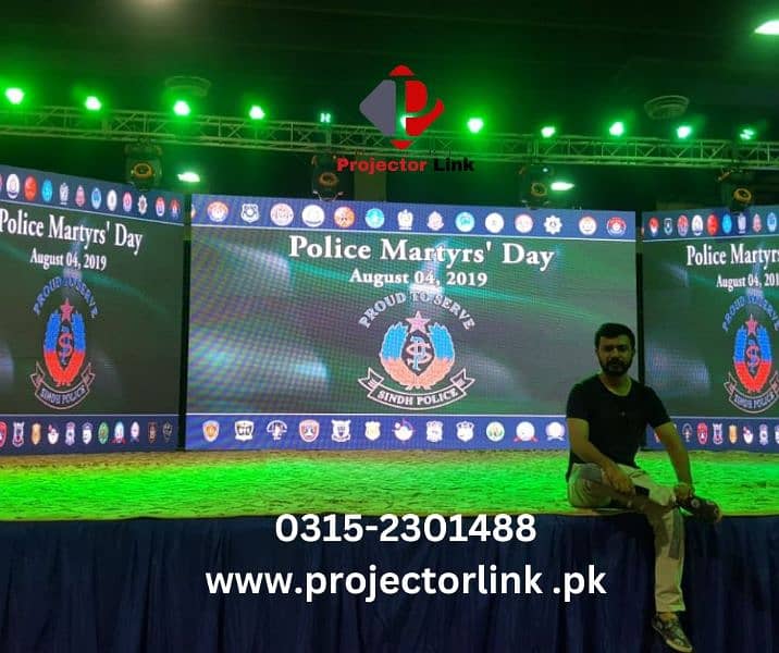 Rent Projectors SMD Screens and Sound Systems on rent in karachi 2