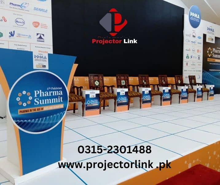 Rent Projectors SMD Screens and Sound Systems on rent in karachi 3