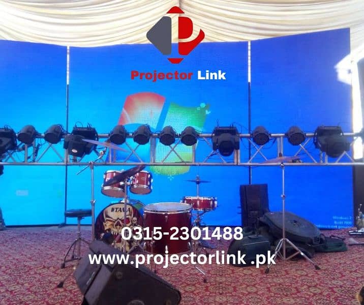 Rent Projectors SMD Screens and Sound Systems on rent in karachi 18