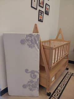 Baby Cot with Molulty Mattress in 10/10 Condition