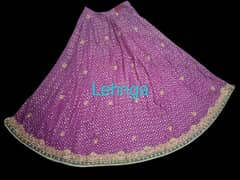 Bridal Lehnga purple mehroon shade