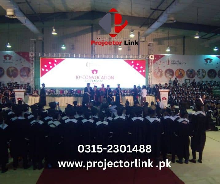 Rent Projectors SMD Screens and Sound Systems on rent in karachi 6