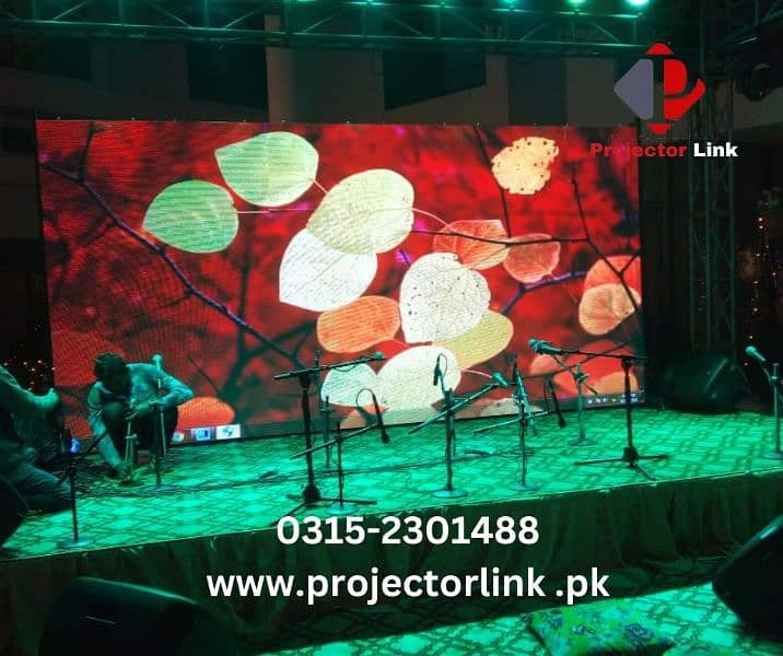 Rent Projectors SMD Screens and Sound Systems on rent in karachi 9