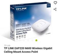 TP-Link EAP220,
N600 Wireless Gigabit Ceiling Mount Access Point 0