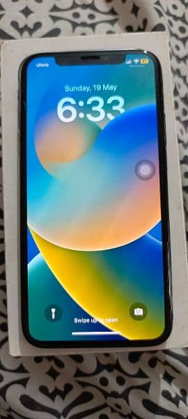 Iphone x 256gb pta approved with box 1