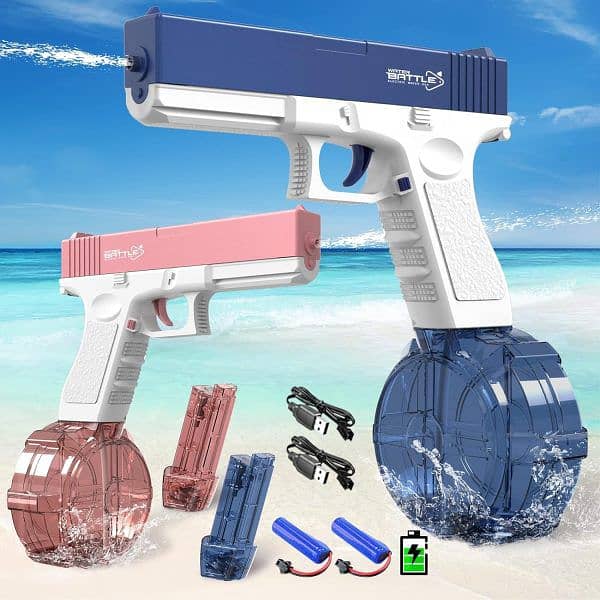Spray Blaster Electric Rechargeable Water Play Gun 2