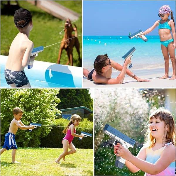 Spray Blaster Electric Rechargeable Water Play Gun 7