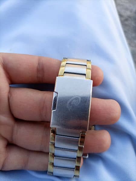 Swiss made imported watch ,heavy weight , chronograph ,two tone chain 3