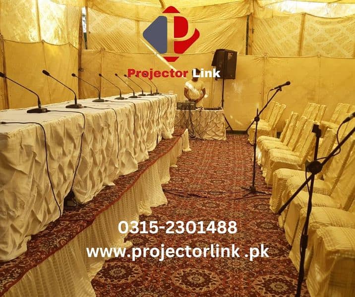 Rent Projectors SMD Screens and Sound Systems on rent in karachi 6