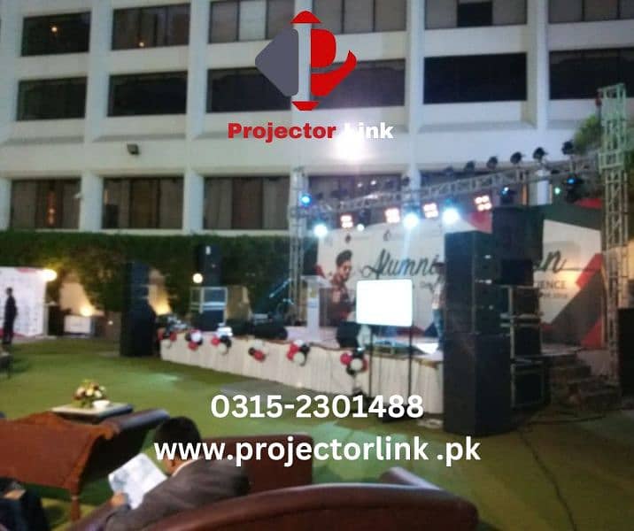 Rent Projectors SMD Screens and Sound Systems on rent in karachi 12