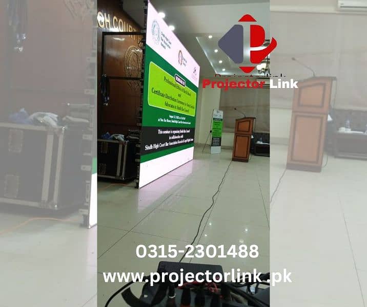 Rent Projectors SMD Screens and Sound Systems on rent in karachi 17