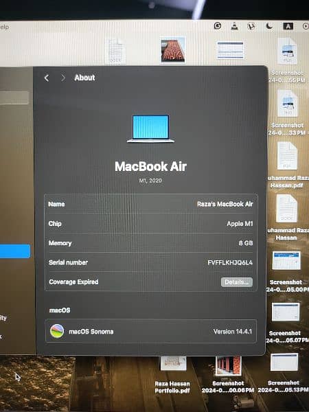 Apple MacBook Air M1 8/256 with box and everything. 13