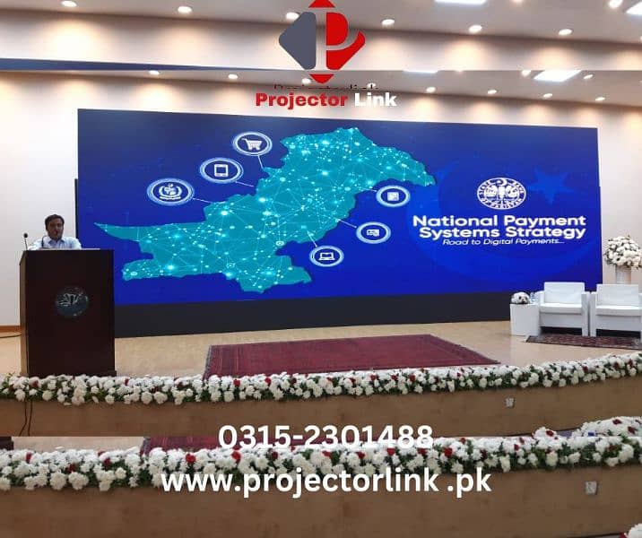 Rent Projectors SMD Screens and Sound Systems on rent in karachi 2