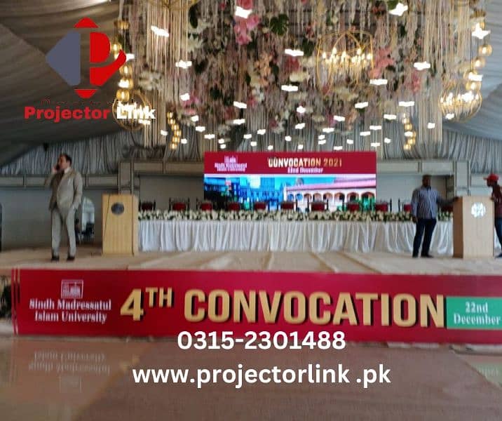 Rent Projectors SMD Screens and Sound Systems on rent in karachi 12