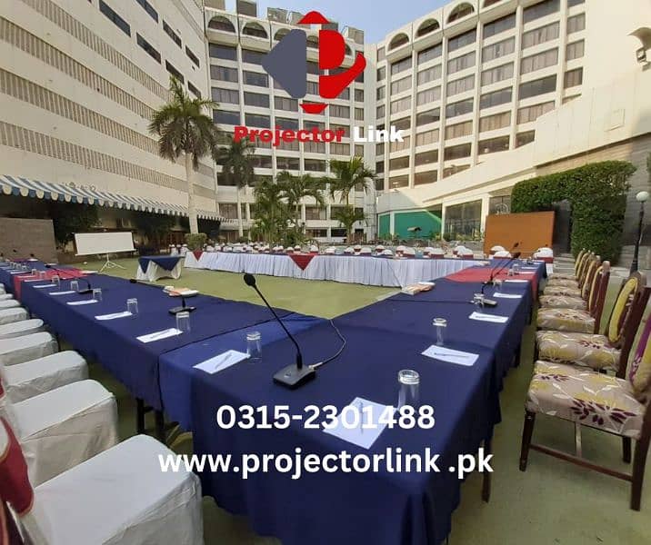 Rent Projectors SMD Screens and Sound Systems on rent in karachi 11