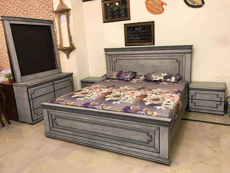 Bed Set, King Size Bed, Wooden Bed and Luxury Bed 1