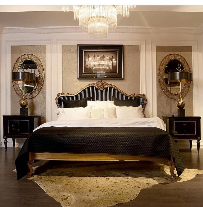 Bed Set, King Size Bed, Wooden Bed and Luxury Bed 11
